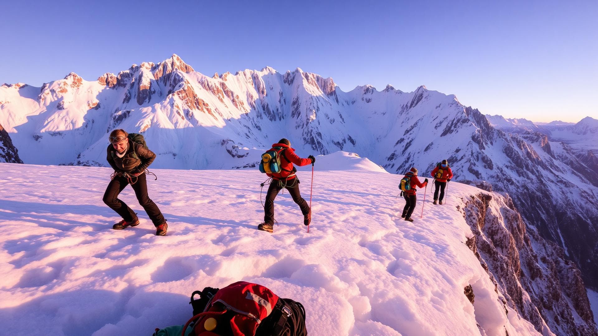 Technik und Sicherheit in alpinem Gelände