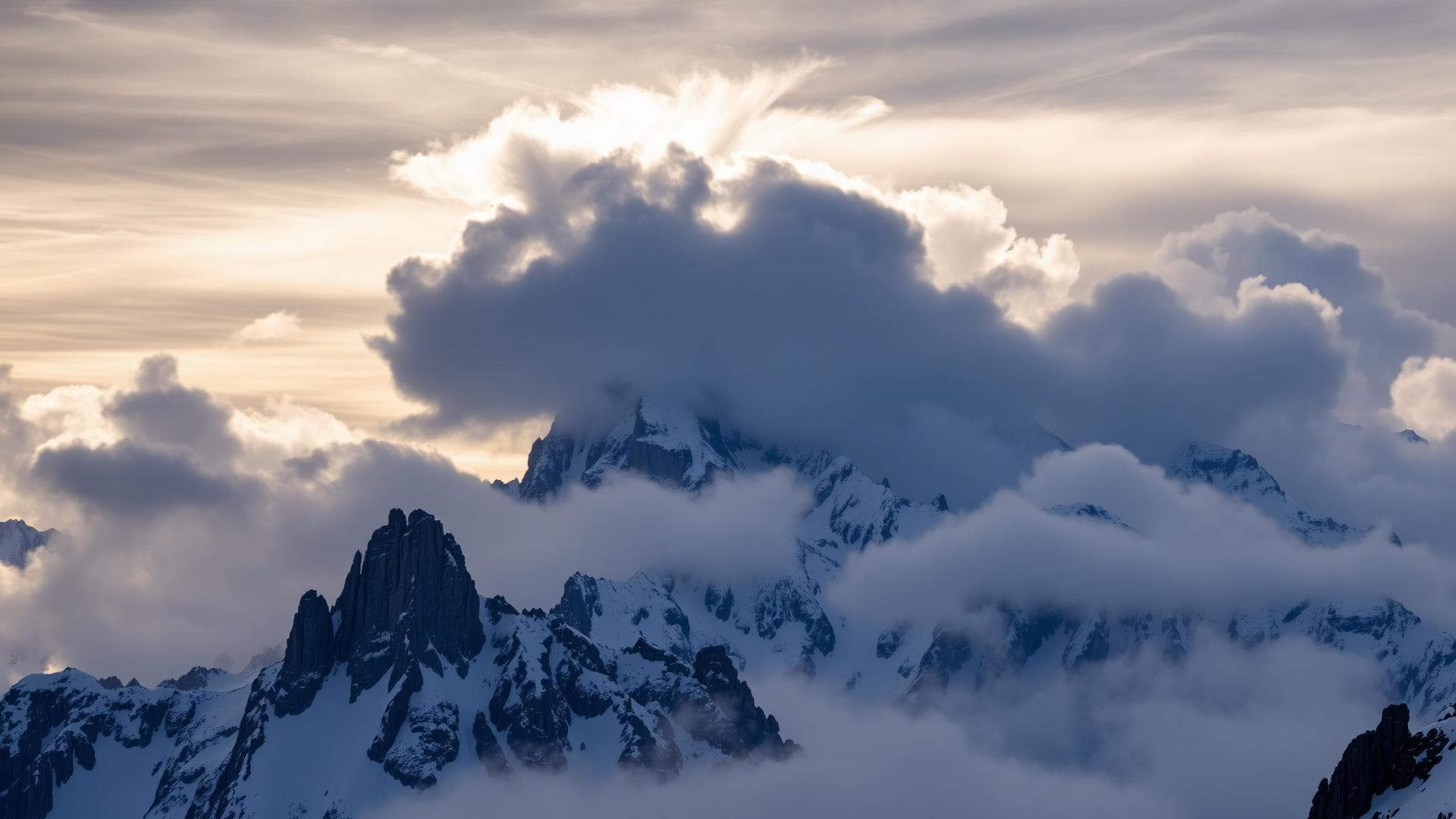 Wetter- und Schneebedingungen im Hochgebirge