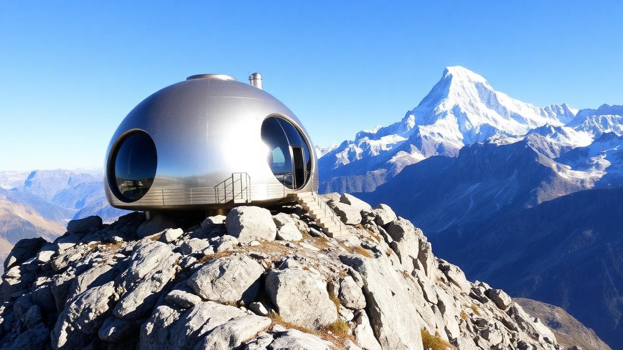 Refuge du Goûter, Hochgebirgshütte auf der Normalroute